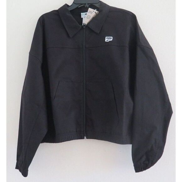 Puma 534278 01Women's Sz XL Black Downtown Full Zip Jacket $80 - Picture 1 of 7